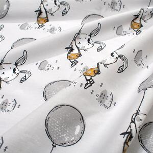 Σεντόνι Λίκνου (80x110) Dimcol Floating Bunny 715 Grey