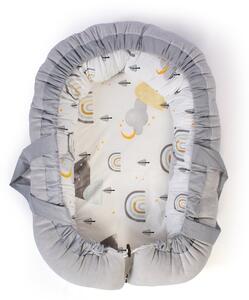 Φωλιά Ύπνου Dimcol Rainbow 01 White - Grey