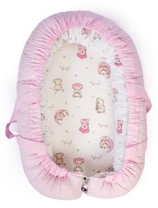 Φωλιά Ύπνου Dimcol Bear's Nest 04 White - Pink