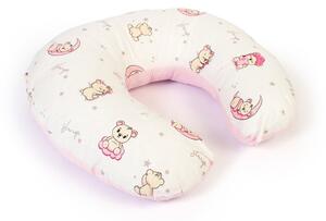 Μαξιλάρι Θηλασμού Dimcol Bear's Nest 04 White - Pink