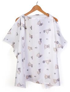 Κάλυμμα Θηλασμού Dimcol Bear's Nest 05 White - Grey