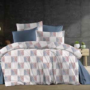 Σεντόνια Μονά (Σετ 160x240) Dimcol Κλεοπάτρα 610 Blue - Red