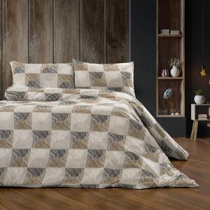 Παπλωματοθήκη Μονή (160x240) Dimcol Κλεοπάτρα 609 Beige -Black