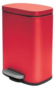 Κάδος Απορριμμάτων Μπάνιου (21.4x16.4x30) Spirella 5lt Akira Red 05392.013