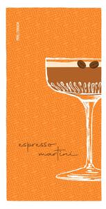 Πετσέτα Θαλάσσης 2 Όψεων (80x160) Feel & Touch Drinks Espresso/Martini