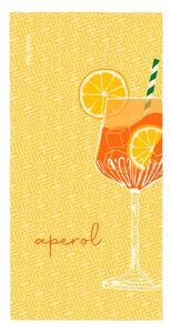 Πετσέτα Θαλάσσης 2 Όψεων (80x160) Feel & Touch Drinks Aperol