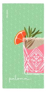 Πετσέτα Θαλάσσης 2 Όψεων (80x160) Feel & Touch Drinks Paloma