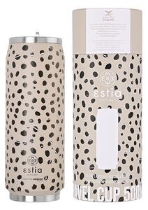 Θερμός Travel Cup Save The Aegean Leopard Taupe Estia 500ml