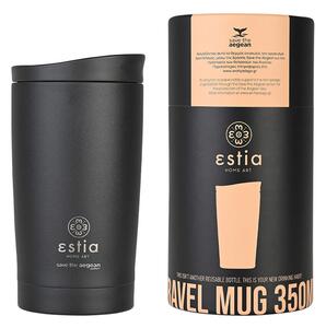 Θερμός Ποτήρι Travel Mug Save The Aegean Midinight Black 350ml