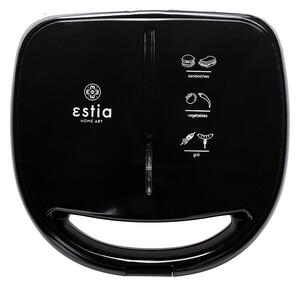 Τοστιέρα για 2 Τοστ Με αποσπώμενες πλάκες 850W Black&Inox Estia 06-10041