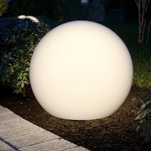 Nowodvorski Lighting Σφαιρικό φωτιστικό Cumulus L, Ø 60 cm, λευκό, πλαστικό, IP44, E27, Λευκό, Πλαστικό