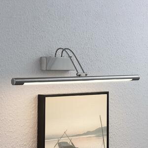 Lindby LED φωτιστικό εικόνας Mailine, 69 cm, νικέλιο, διακόπτης, Μεταλλικό, Σαλόνι / τραπεζαρία, Μέταλλο, σύγχρονο