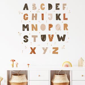 Παιδικά Αυτοκόλλητα Τοίχου Sipo Boho Alphabet SIP-WS63045