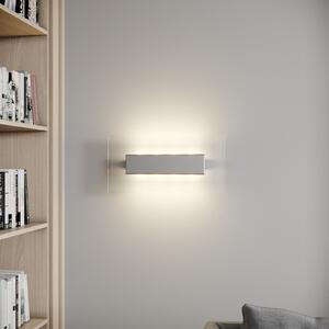 Quitani LED φωτιστικό τοίχου Lole, αλουμίνιο, 59 x 29 cm, γυαλί
