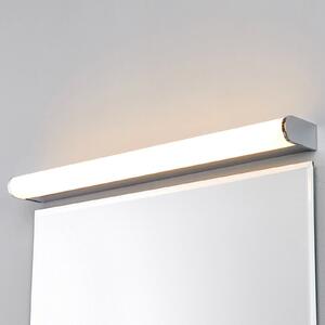 Lindby LED φωτιστικό τοίχου Philippa, στρογγυλεμένο, 58cm, χρώμιο, IP44, Μεταλλικό, Μπάνιο, Μέταλλο, σύγχρονο