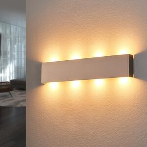 Quitani LED φωτιστικό τοίχου Maja, νικέλιο, πλάτος 54 cm