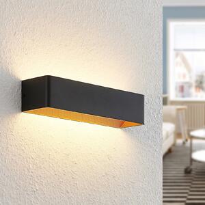 Arcchio LED απλίκι Karam, 37 cm, μαύρο, μέταλλο, up/down