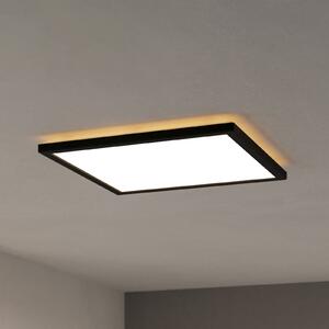 EGLO connect LED φωτιστικό οροφής Rovito-Z, μαύρο, 39 x cm, ρυθμιζόμενος, Μαύρο, Σαλόνι / τραπεζαρία, Πλαστικό