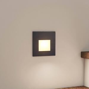 Φωτιστικό εσοχής LED Arcchio Vexi, 7,8 cm x 7,8 cm, μαύρο, CCT