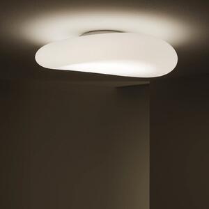 Stilnovo Φωτιστικό οροφής LED Mr. Magoo, DALI, 76 cm, ρυθμιζόμενος, Λευκό, Σαλόνι / τραπεζαρία, Πλαστικό, σύγχρονο
