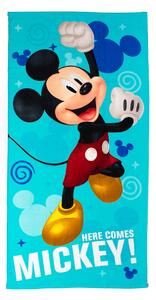 Παιδική Πετσέτα Θαλάσσης Microfiber (70x140) Dimcol Mickey 14 Sky Blue