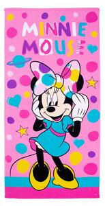 Παιδική Πετσέτα Θαλάσσης Microfiber (70x140) Dimcol Minnie 94 Pink-Multi
