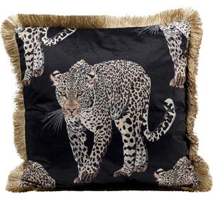 Cushion Leopard 45x45cm - Μαύρο