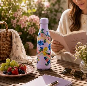 Μπουκάλι Θερμός Original Floral Chilly's με χωρητικότητα 500ml και διατήρηση θερμοκρασίας 12h ζεστό / 24h κρύο - Graphic Garden