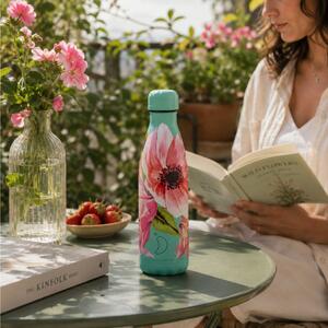 Μπουκάλι Θερμός Original Floral Chilly's με χωρητικότητα 500ml και διατήρηση θερμοκρασίας 12h ζεστό / 24h κρύο - Anemone