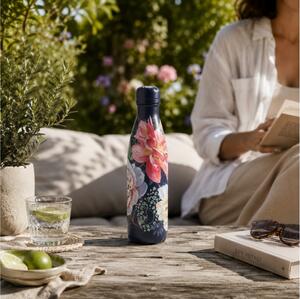 Μπουκάλι Θερμός Original Floral Chilly's με χωρητικότητα 500ml και διατήρηση θερμοκρασίας 12h ζεστό / 24h κρύο - Climbing Camellia
