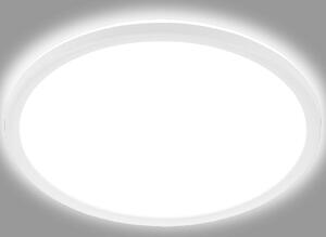 Briloner Φωτιστικό οροφής LED Λεπτό, στρογγυλό, 29.3cm, Λευκό, Διάδρομος, Πλαστικό, σύγχρονο