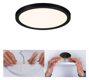 Paulmann Areo LED πάνελ στρογγυλό μαύρο 3000K Ø17.5cm