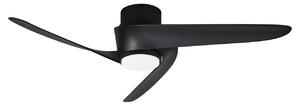 Ανεμιστήρας οροφής LED Groenland μαύρο DC quiet Ø 122 cm CCT