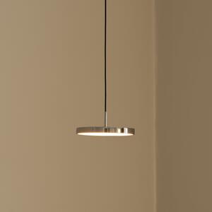 UMAGE LED κρεμαστό φωτιστικό Asteria Micro, γυαλισμένος χάλυβας, Ø 15 cm, ρυθμιζόμενος, Μεταλλικό, Σαλόνι / τραπεζαρία, Μέταλλο, σχεδιασμός