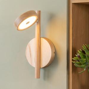 Good & Mojo GOOD MOJO LED απλίκα Okinawa, φυσικό, βύσμα, ξύλο, ρυθμιζόμενος, Ξύλου, Σαλόνι / τραπεζαρία, Ξύλο, σύγχρονο