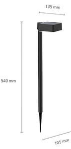 Philips LED ηλιακό φως εδάφους Vynce, κεφαλή 10,5 x 10,5 cm