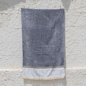 Πετσέτα Θαλάσσης (80x160) White Fabric Seagull Grey