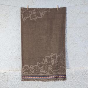 Πετσέτα Θαλάσσης (80x150) White Fabric Dunara Beige