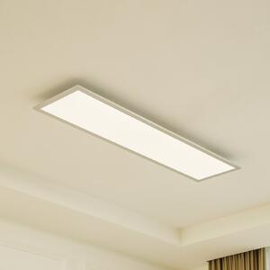 Arcchio LED πάνελ Lyndra, 120 cm, ασημί, αλουμίνιο, dimmable, CCT, ρυθμιζόμενος, Γκρι, Σαλόνι / τραπεζαρία, Αλουμίνιο, σύγχρονο