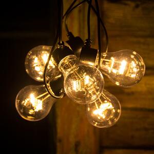 Φώτα νεράιδα LED οπτικό νήμα κεχριμπαρένιο 5-φωτός