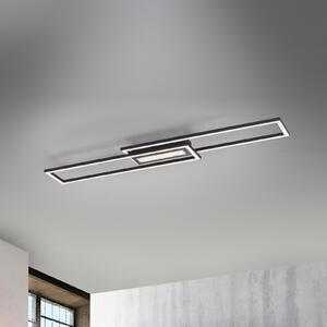 Φωτιστικό οροφής LED Asmin, CCT, μαύρο, 95x17.5cm