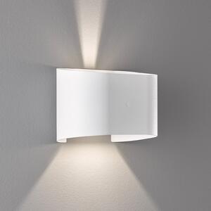 Φωτιστικό τοίχου LED, δύο φωτιστικών, στρογγυλό, λευκό
