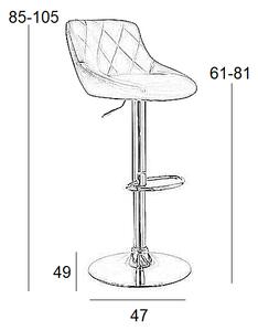 BAR84 ΚΡΕΜ PU(Σ2)ΣΚΑΜΠΟ ΜΕ ΑΜΟΡΤΙΣΕΡ