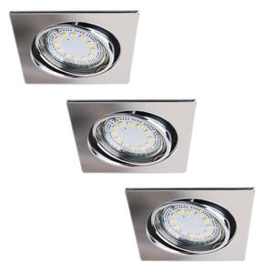 Rabalux 1056 - ΣΕΤ 3xLED Χωνευτό φωτιστικό LITE 3xGU10-LED/3W/230V