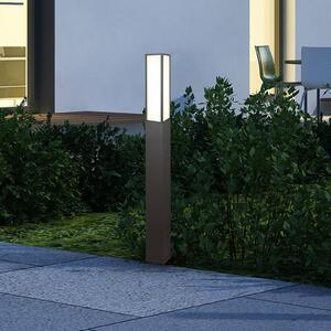 Trio Lighting Φως διαδρομής LED Fuerte, ανθρακί, αλουμίνιο, IP54, Μαύρο, Μέταλλο, σύγχρονο