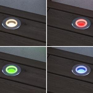 Paulmann LED χωνευτό φως δαπέδου Δάπεδο, στρογγυλό, RGBW, zigbee