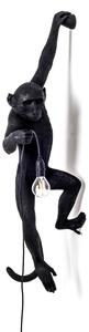 SELETTI Monkey Lamp διακοσμητικό φωτιστικό τοίχου αριστερά μαύρο