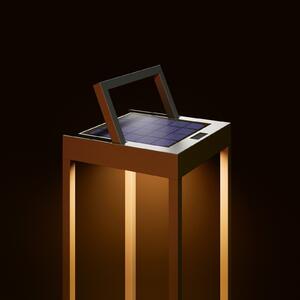 Sigor Numove LED ηλιακό φωτιστικό, γκρι γραφίτη, ύψος 32,5 cm, ρυθμιζόμενος, Μαύρο, Μέταλλο, σύγχρονο