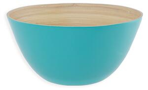 Σαλατιέρα Bamboo "Casta" Aqua Δ.25x13 - Nef-Nef Homeware