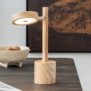 Good & Mojo GOOD MOJO LED επιτραπέζια λάμπα Okinawa, φυσικό, 35 cm, ξύλο, ρυθμιζόμενος, Ξύλου, Σαλόνι / τραπεζαρία, Ξύλο, σύγχρονο